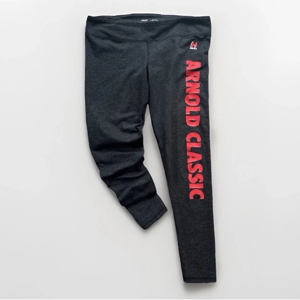 Homage Hustle Arnold Classic XL Women’s Leggings Workout Lifting Crossfit Gym